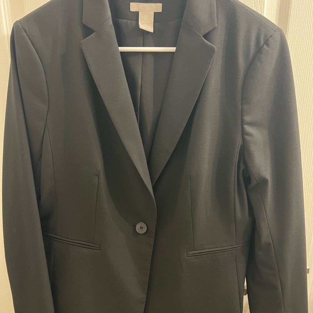 H&M Black Modern Fit Blazer